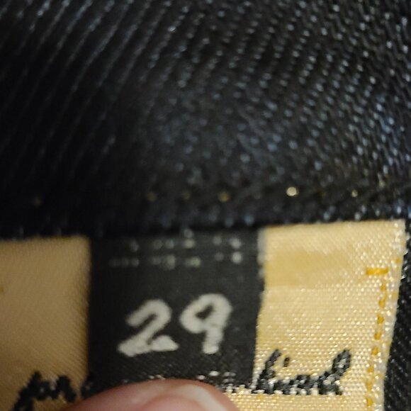 7 FOR ALL MANKIND 7FAM Gold Digger Straight Jeans, Size 29 - Picture 6 of 6